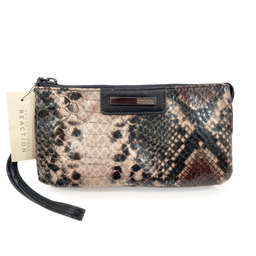 REACTION Kenneth Cole Natural Python Wristlet NWT